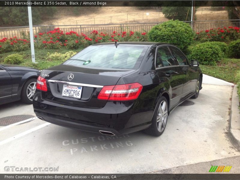 Black / Almond Beige 2010 Mercedes-Benz E 350 Sedan