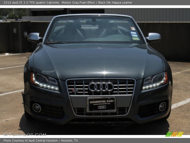 Meteor Gray Pearl Effect / Black Silk Nappa Leather 2010 Audi S5 3.0 TFSI quattro Cabriolet