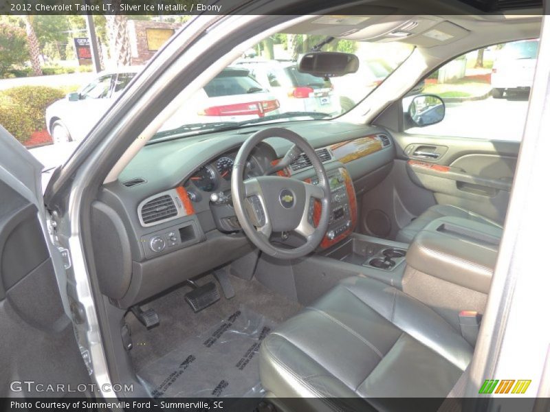 Silver Ice Metallic / Ebony 2012 Chevrolet Tahoe LT