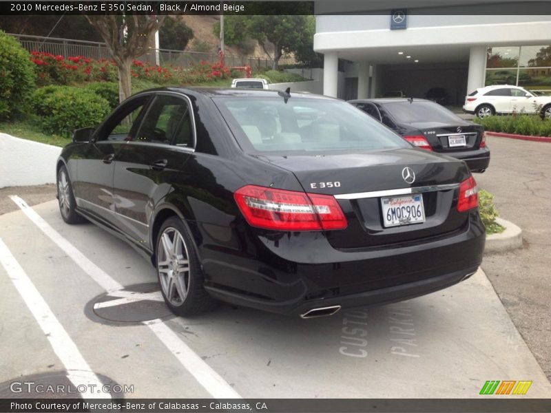 Black / Almond Beige 2010 Mercedes-Benz E 350 Sedan