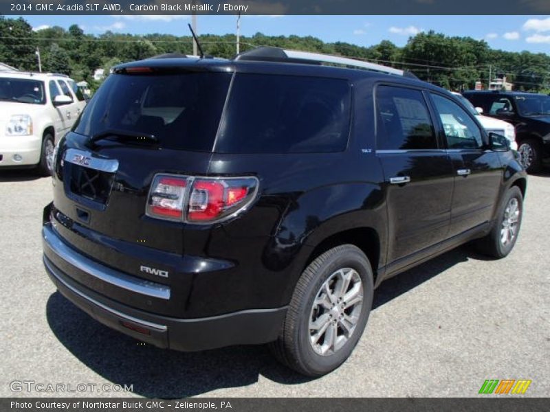 Carbon Black Metallic / Ebony 2014 GMC Acadia SLT AWD