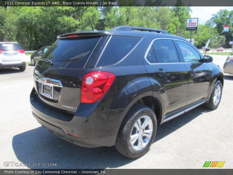 Black Granite Metallic / Jet Black 2013 Chevrolet Equinox LT AWD