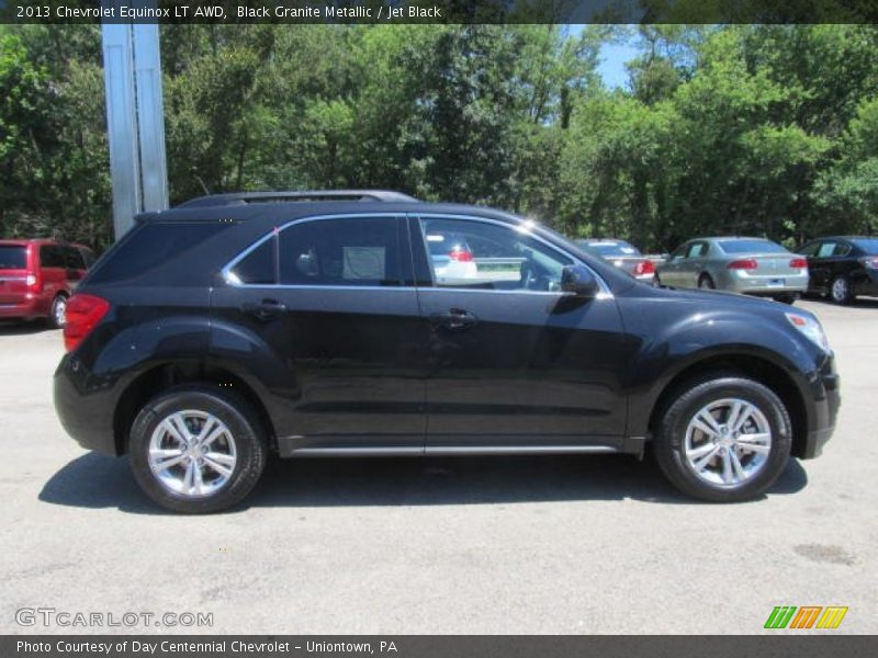 Black Granite Metallic / Jet Black 2013 Chevrolet Equinox LT AWD