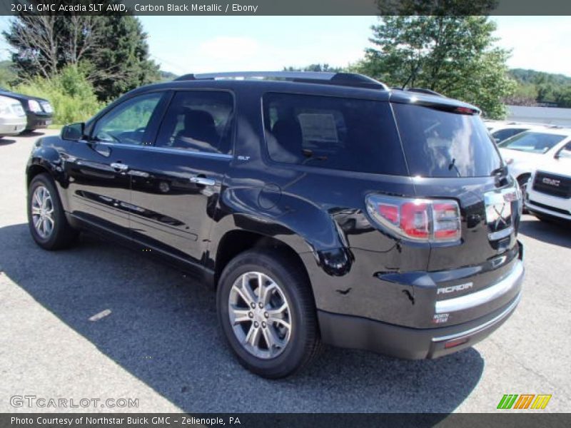 Carbon Black Metallic / Ebony 2014 GMC Acadia SLT AWD