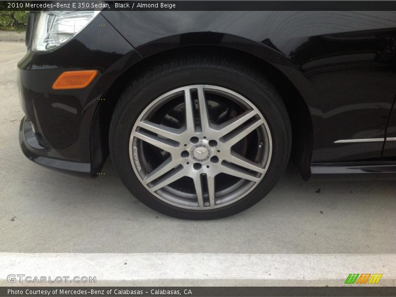 Black / Almond Beige 2010 Mercedes-Benz E 350 Sedan