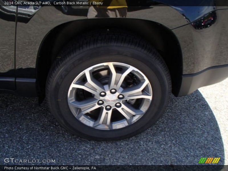 Carbon Black Metallic / Ebony 2014 GMC Acadia SLT AWD