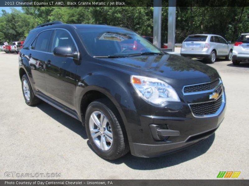 Black Granite Metallic / Jet Black 2013 Chevrolet Equinox LT AWD