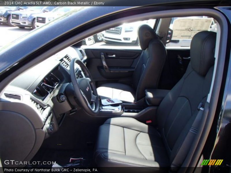 Carbon Black Metallic / Ebony 2014 GMC Acadia SLT AWD