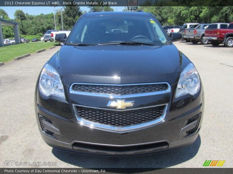 Black Granite Metallic / Jet Black 2013 Chevrolet Equinox LT AWD