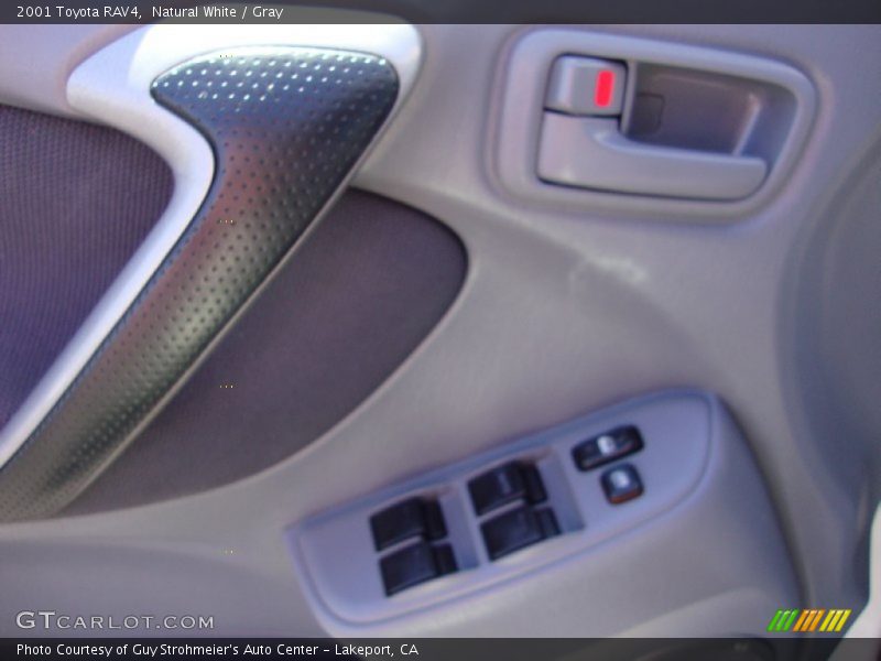Natural White / Gray 2001 Toyota RAV4