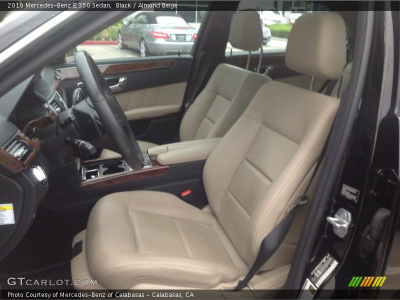 Black / Almond Beige 2010 Mercedes-Benz E 350 Sedan
