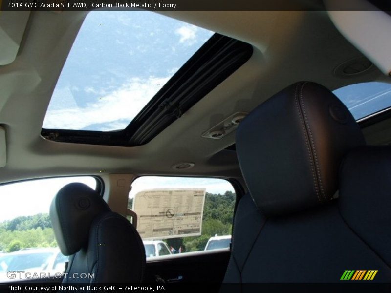 Carbon Black Metallic / Ebony 2014 GMC Acadia SLT AWD