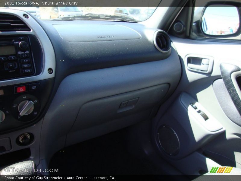 Natural White / Gray 2001 Toyota RAV4