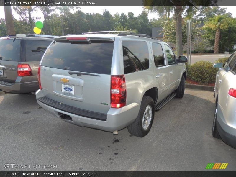Silver Ice Metallic / Ebony 2012 Chevrolet Tahoe LT