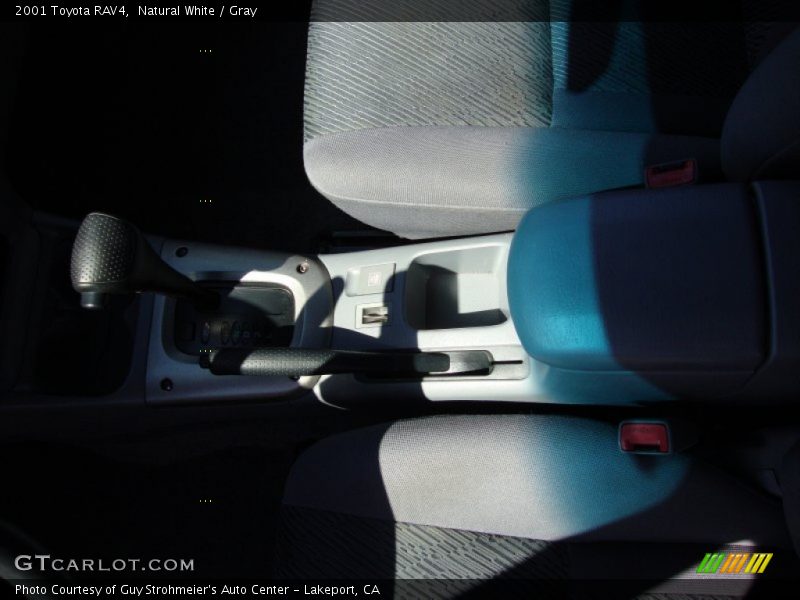 Natural White / Gray 2001 Toyota RAV4