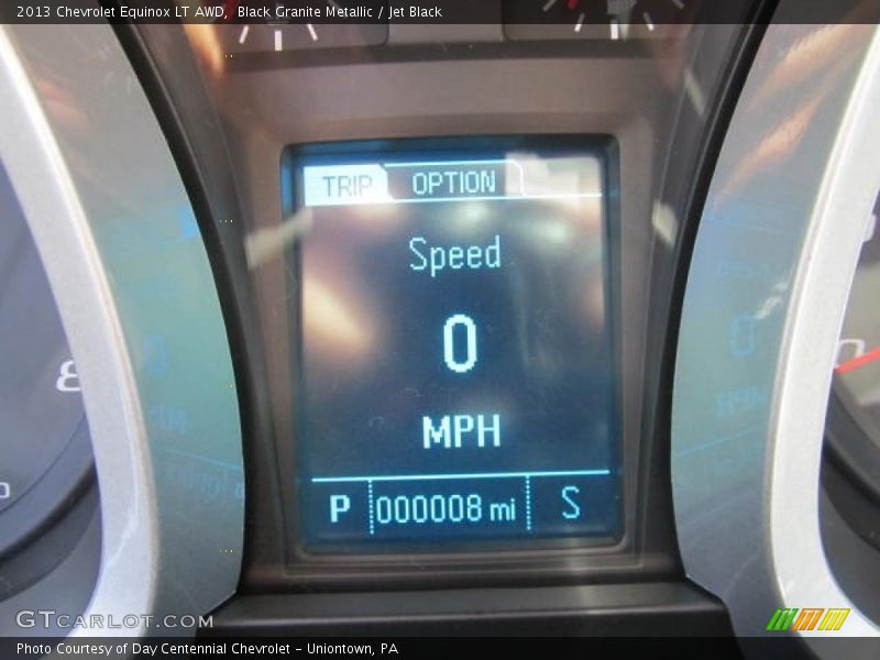 Black Granite Metallic / Jet Black 2013 Chevrolet Equinox LT AWD