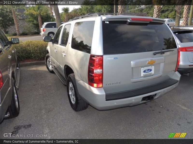 Silver Ice Metallic / Ebony 2012 Chevrolet Tahoe LT