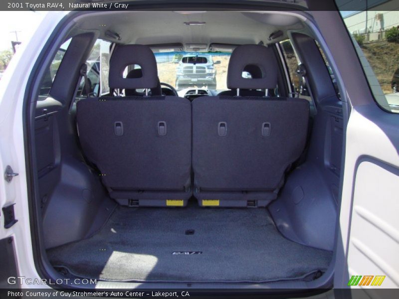 Natural White / Gray 2001 Toyota RAV4