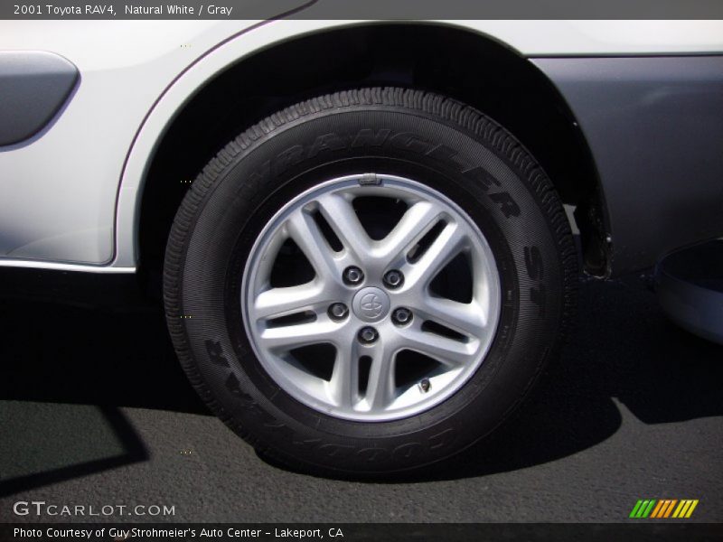 Natural White / Gray 2001 Toyota RAV4