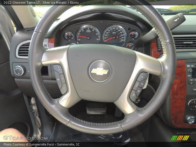 Silver Ice Metallic / Ebony 2012 Chevrolet Tahoe LT