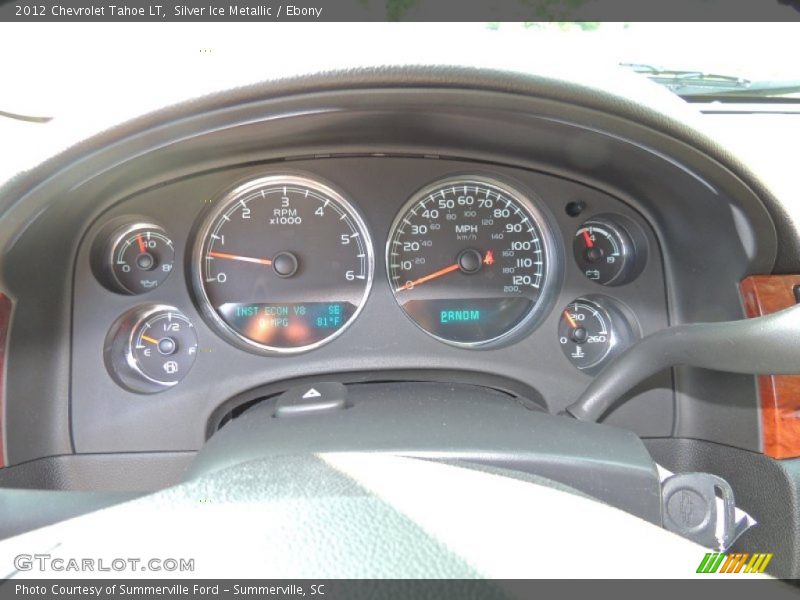 Silver Ice Metallic / Ebony 2012 Chevrolet Tahoe LT