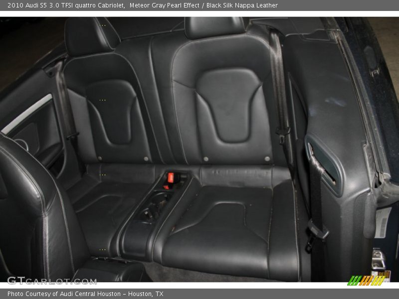 Meteor Gray Pearl Effect / Black Silk Nappa Leather 2010 Audi S5 3.0 TFSI quattro Cabriolet