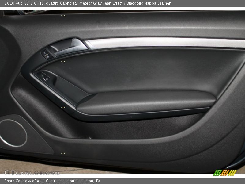 Meteor Gray Pearl Effect / Black Silk Nappa Leather 2010 Audi S5 3.0 TFSI quattro Cabriolet