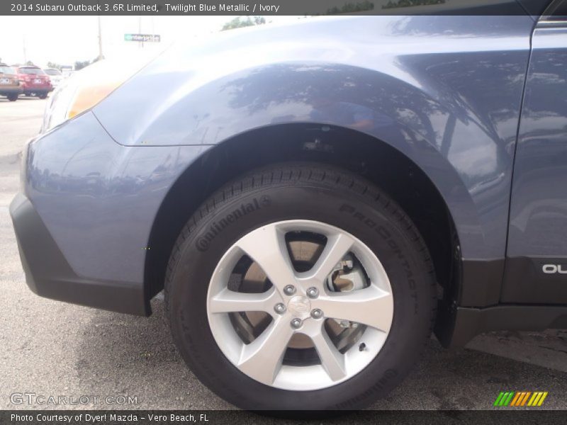 Twilight Blue Metallic / Ivory 2014 Subaru Outback 3.6R Limited