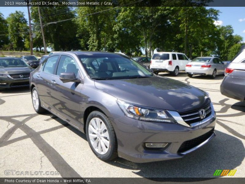 Modern Steel Metallic / Gray 2013 Honda Accord EX Sedan