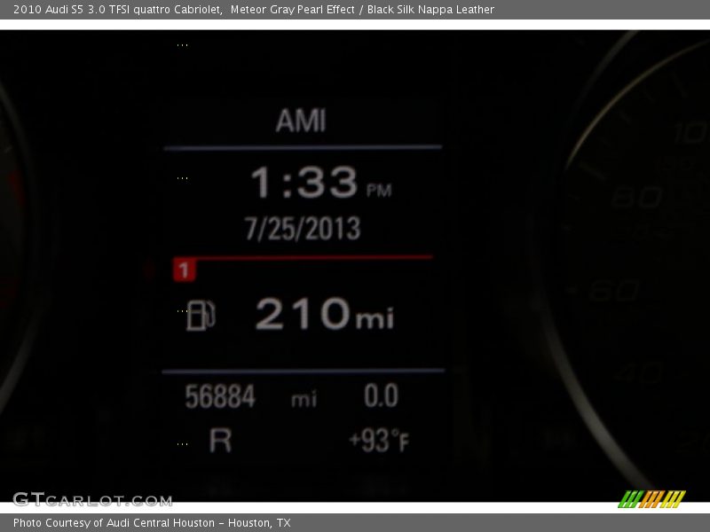 Meteor Gray Pearl Effect / Black Silk Nappa Leather 2010 Audi S5 3.0 TFSI quattro Cabriolet