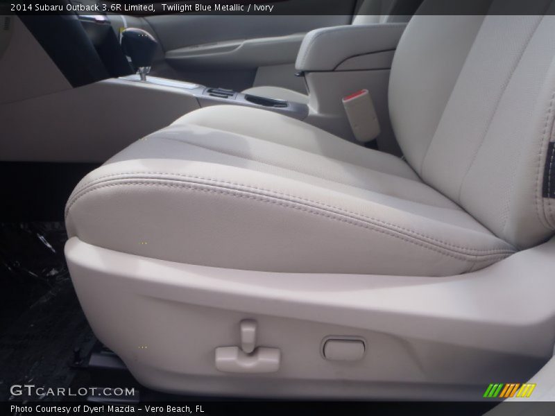 Twilight Blue Metallic / Ivory 2014 Subaru Outback 3.6R Limited