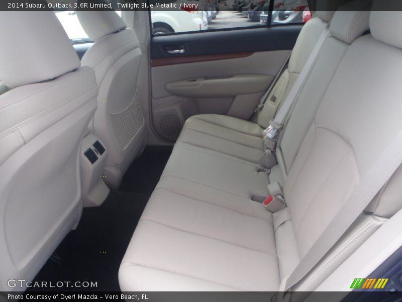 Twilight Blue Metallic / Ivory 2014 Subaru Outback 3.6R Limited