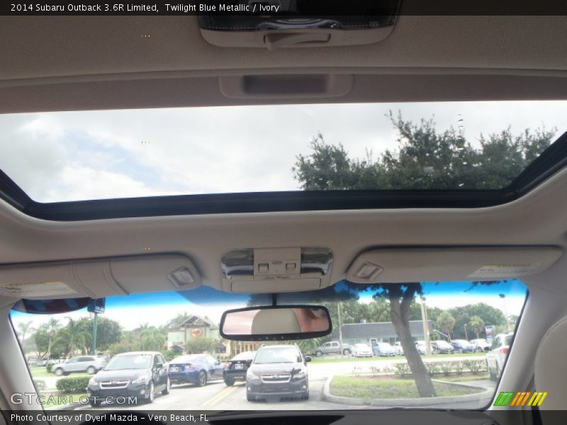 Twilight Blue Metallic / Ivory 2014 Subaru Outback 3.6R Limited