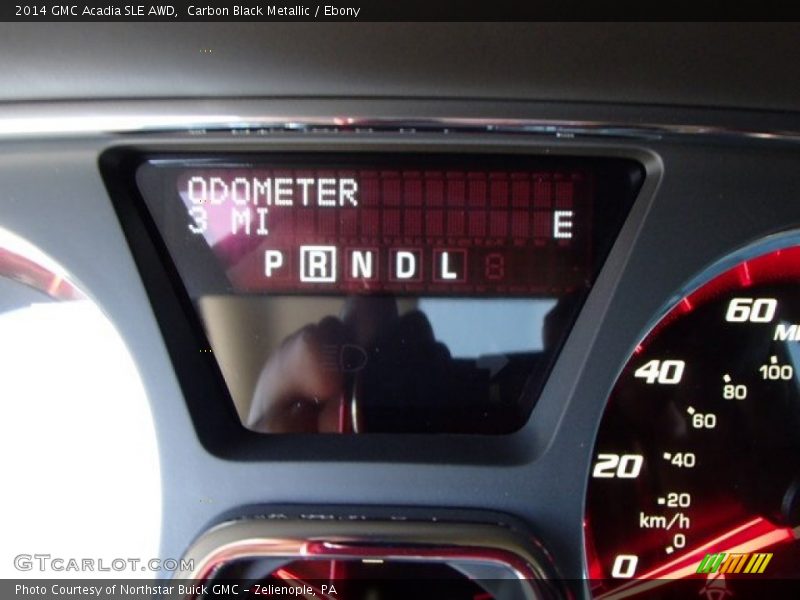 Carbon Black Metallic / Ebony 2014 GMC Acadia SLE AWD