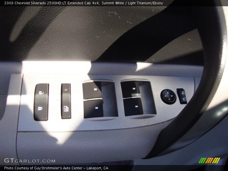 Summit White / Light Titanium/Ebony 2009 Chevrolet Silverado 2500HD LT Extended Cab 4x4
