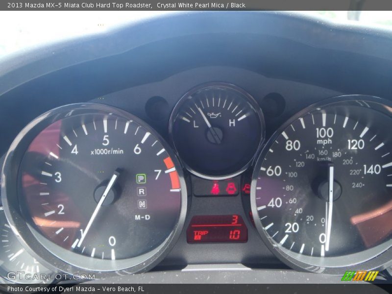  2013 MX-5 Miata Club Hard Top Roadster Club Hard Top Roadster Gauges