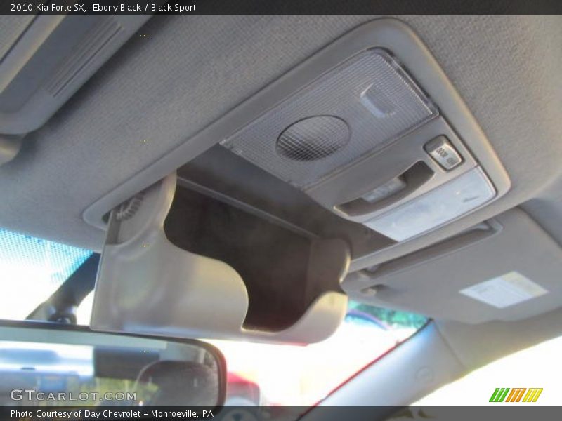 Ebony Black / Black Sport 2010 Kia Forte SX