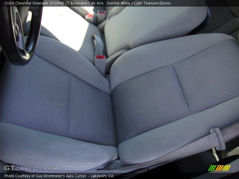 Summit White / Light Titanium/Ebony 2009 Chevrolet Silverado 2500HD LT Extended Cab 4x4