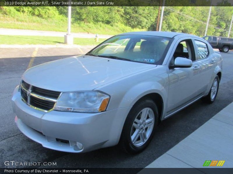 Silver Steel Metallic / Dark Slate Gray 2010 Dodge Avenger R/T