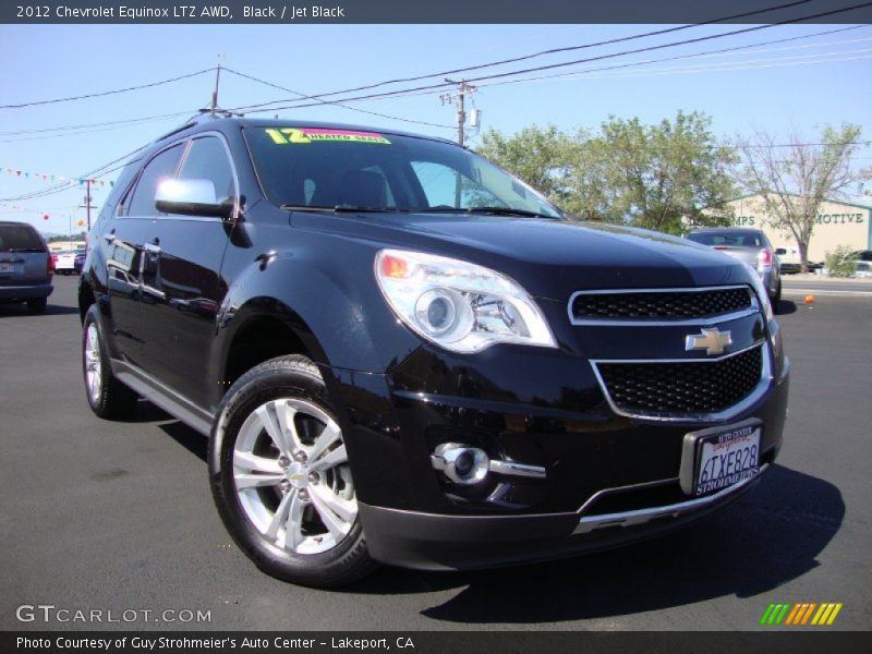 Black / Jet Black 2012 Chevrolet Equinox LTZ AWD