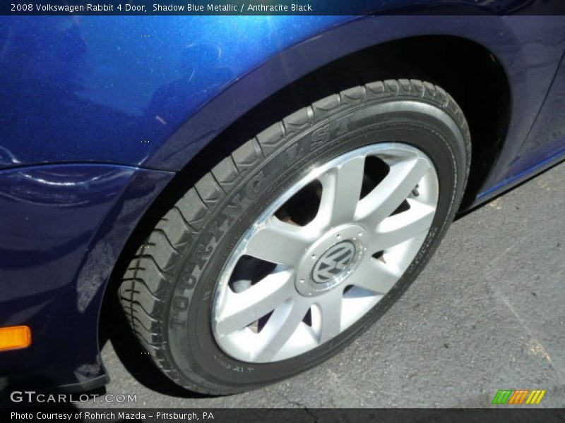 Shadow Blue Metallic / Anthracite Black 2008 Volkswagen Rabbit 4 Door