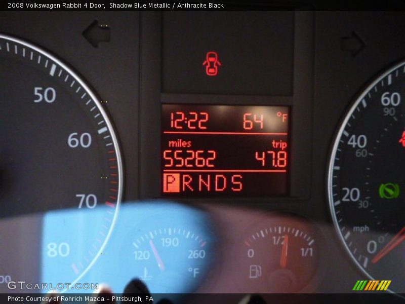 Shadow Blue Metallic / Anthracite Black 2008 Volkswagen Rabbit 4 Door