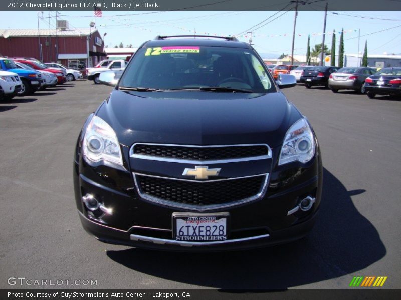 Black / Jet Black 2012 Chevrolet Equinox LTZ AWD