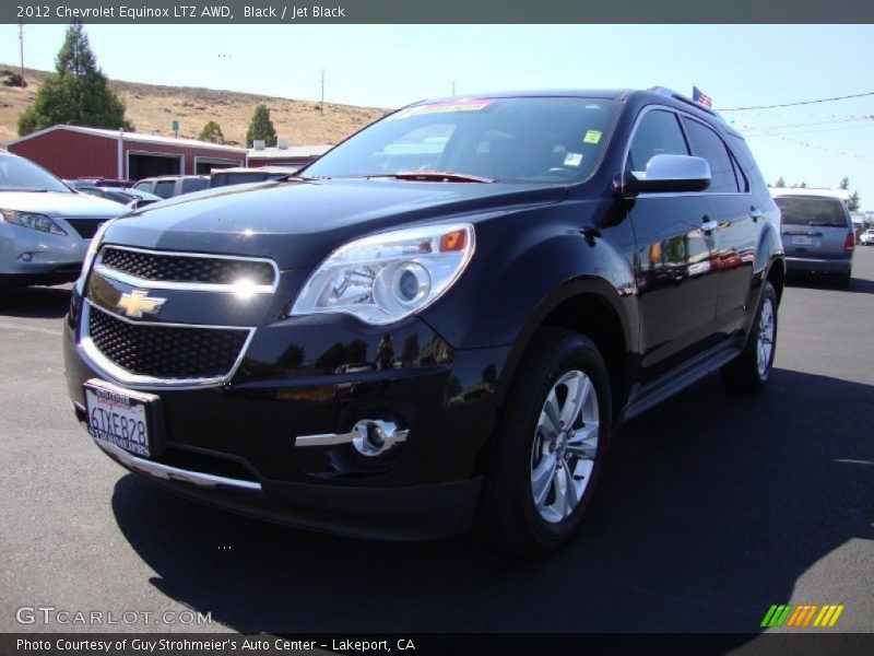 Black / Jet Black 2012 Chevrolet Equinox LTZ AWD