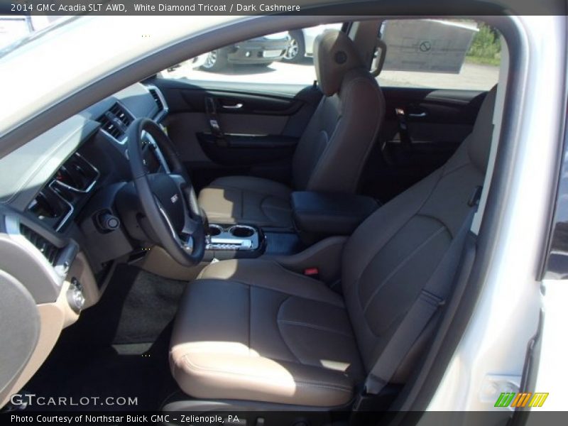 Front Seat of 2014 Acadia SLT AWD