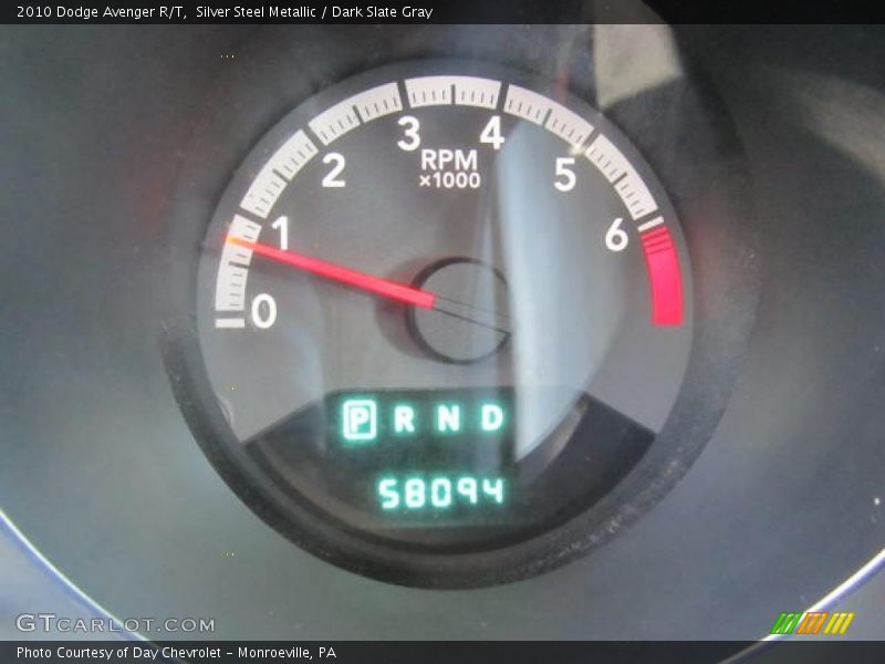 Silver Steel Metallic / Dark Slate Gray 2010 Dodge Avenger R/T