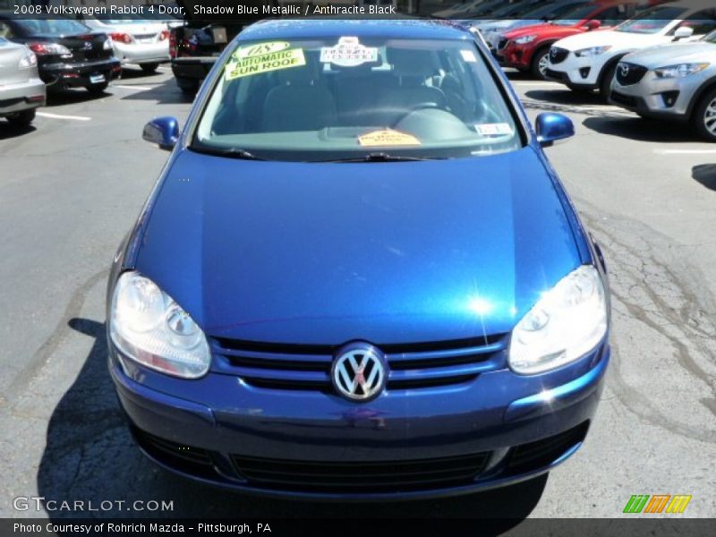 Shadow Blue Metallic / Anthracite Black 2008 Volkswagen Rabbit 4 Door