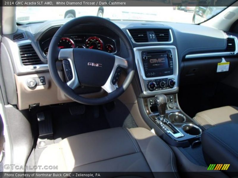 Dashboard of 2014 Acadia SLT AWD