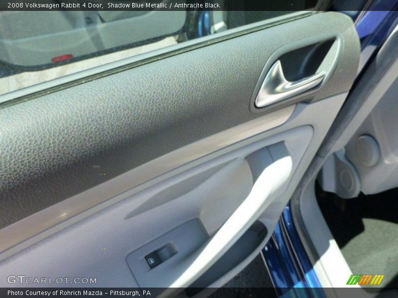 Shadow Blue Metallic / Anthracite Black 2008 Volkswagen Rabbit 4 Door