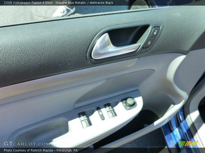 Shadow Blue Metallic / Anthracite Black 2008 Volkswagen Rabbit 4 Door